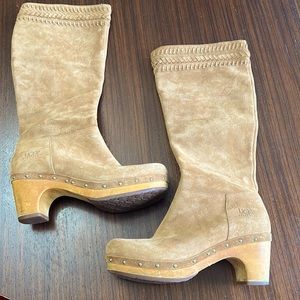 UGG Tall heeled suede leather Boots